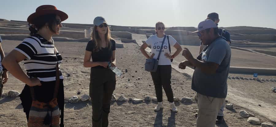 From Nazca: Cahuachi Pyramids Tour and Textile Workshop - Walking among the Cahuachi Pyramids