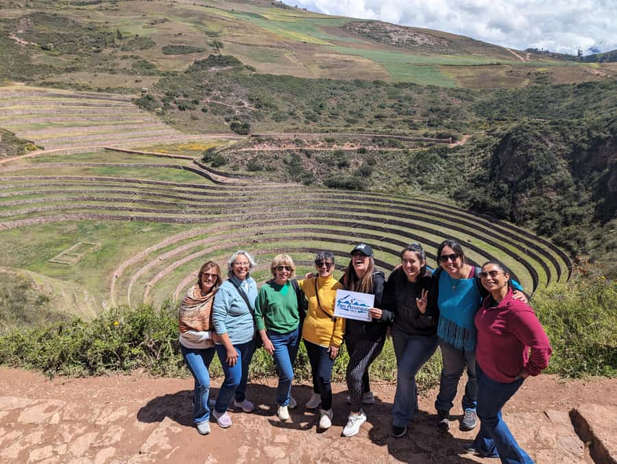 From Ollantaytambo:Moray, Salt Mines, Chinchero end in Cusco - Transport, guides, and the pace of the day