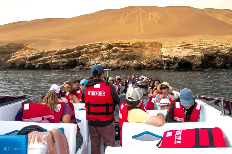 From Paracas: Ballestas Islands tour all Inclusive - One hour around the Ballestas Islands