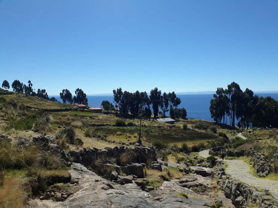 From Puno: full day tour to Uros and Taquile with Lunch - Walking Across Taquile Island