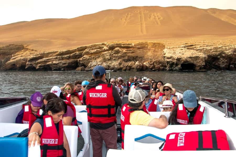 From San Martin Port: Ballestas Islands Tour in Paracas - The Candelabro adds mystery before the islands