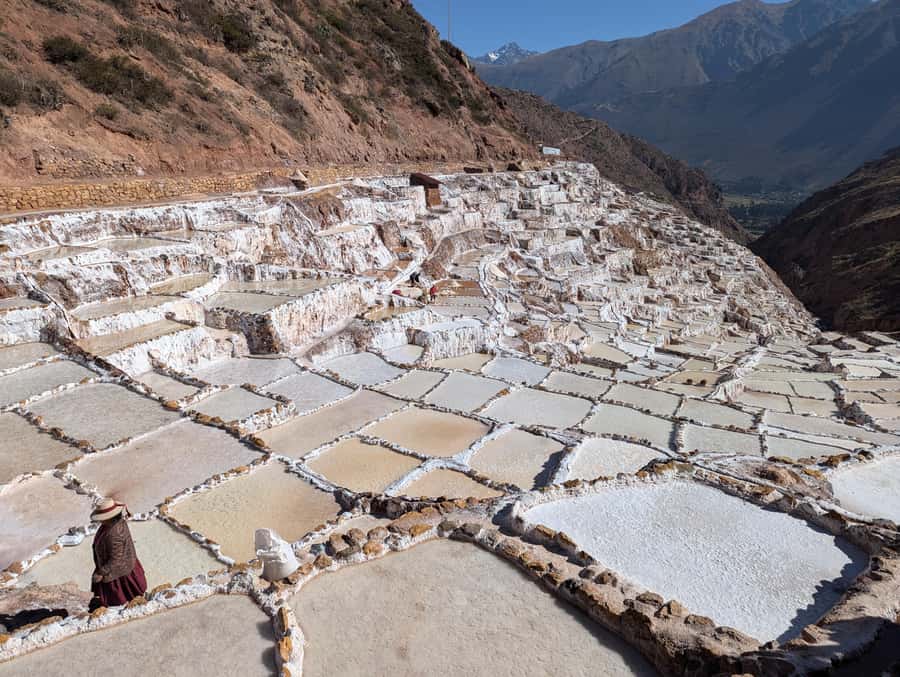 from Urubamba & Ollantaytambo:Sacred Valley Full-Day Private - Maras Salt Mines: A Strange, Beautiful Working Site
