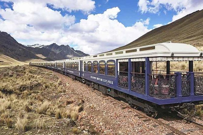 Full day: Luxury train from Cusco to Puno - The open-air car is worth seeking out
