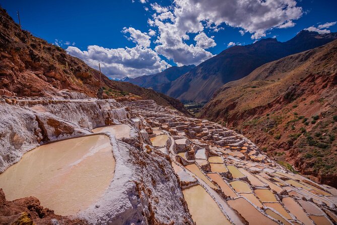 Full Day:Sacred valley,Alpaca farm,Maras,Moray and Ollantaytambo - Maras: salt ponds in an unexpected mountain setting