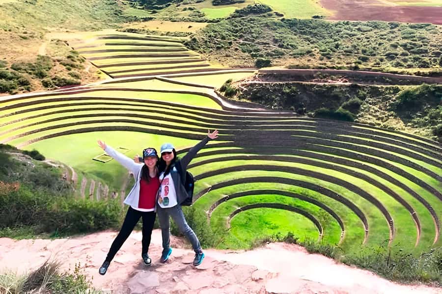 Half day tour: Maras Salt Mines and Moray Terraces - Reading the circles at Moray