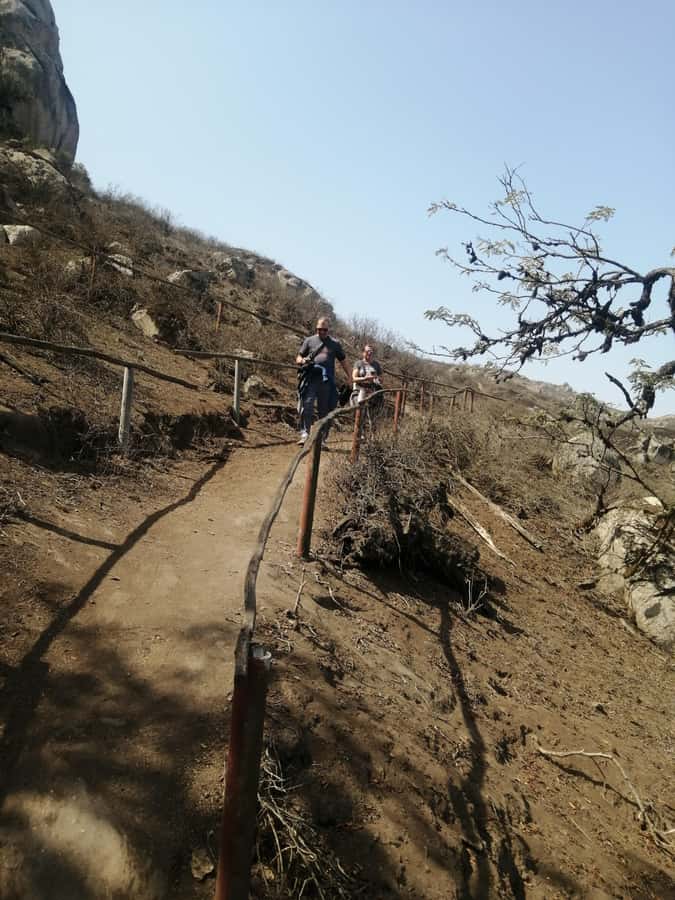 Hiking Lomas de Lachay in Lima - Entering Lomas de Lachay and finding the green hills