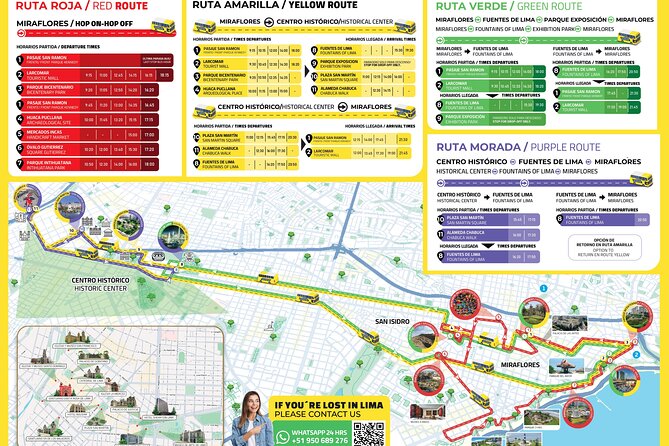 Hop-On Hop-Off Tourist Bus in Lima – Tickets 24h, 48h or 72h - Alameda Chabuca Granda and local flavor