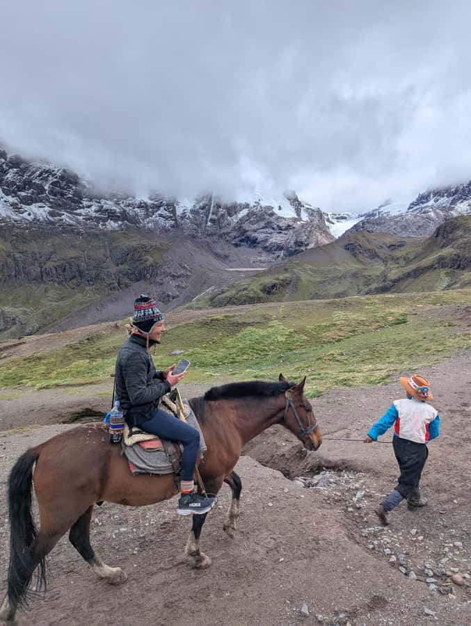 Horseback Riding at 7 lakes Ausangate Private |Optional Hike - Key points at a glance