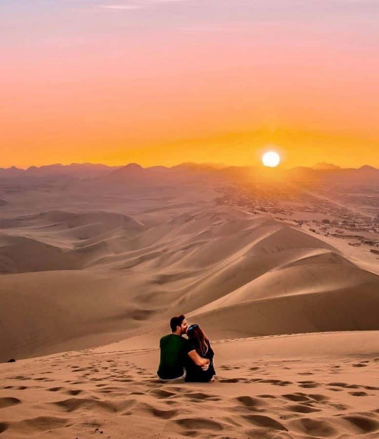 Huacachina: Dune Buggy & Sandboard | Huacachina Oasis | Ica - Sandboarding on the Huacachina dunes