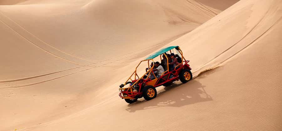 Huacachina: Sandboarding and Dune Buggy Tour + Sunset - Group size, language, and the driver