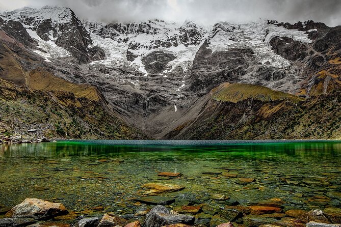 Humantay Lake - Reaching the lake beneath Apu Salkantay
