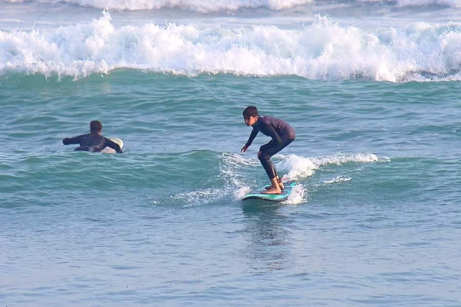 Lima: 2-Hour Surf Lesson in Miraflores - Getting fitted with the surfboard and wetsuit
