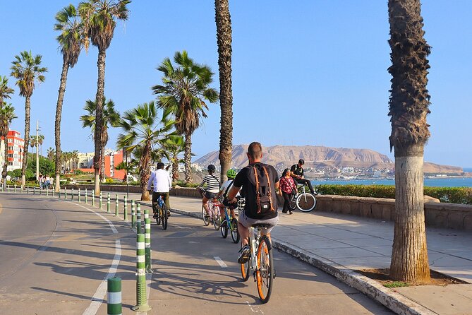 Lima Bike Tour in Miraflores & Barranco - Shared small group - Bicentennial Park and the La Paz Bridge