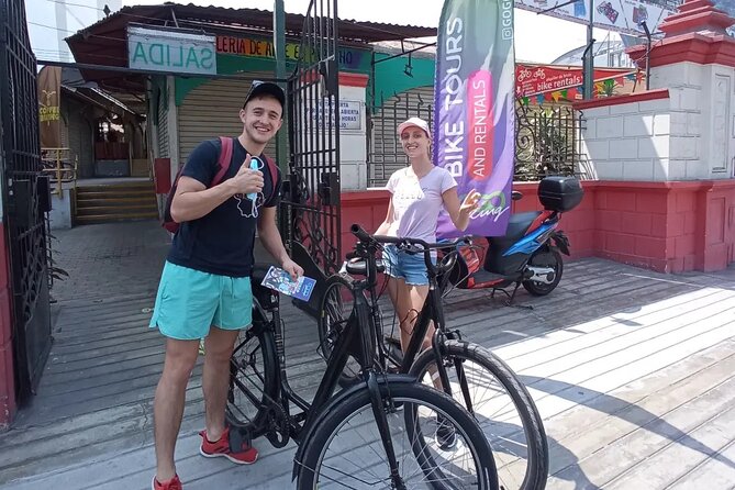 Lima Coastal Bike Tour to Morro Solar & Jesus Statue Viewpoint - Murals, the wooden bridge, and the first city details