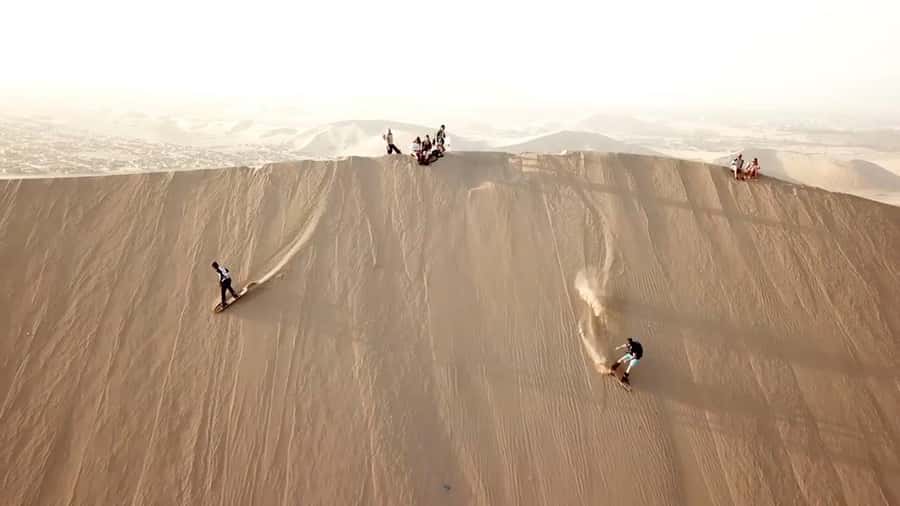 LIMA|| FullDay excursion to the Nazca Lines+Huacachina Oasis - Huacachina: Palms, Sand, and Speed