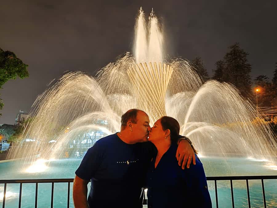 Lima: Magic Water Circuit Light Show Tour - The Fantasy Fountain and Its 120-Meter Water Screen