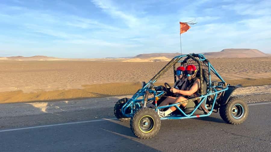 Mini Buggy GO KART in Paracas National Reserve - Driving toward Paracas National Reserve