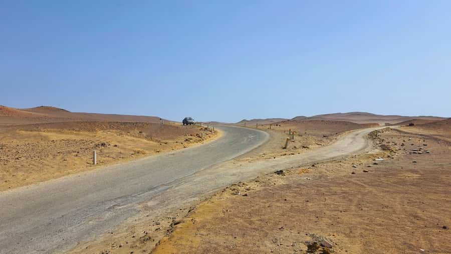Mini Buggy GO KART in Paracas National Reserve - The upper viewpoint: desert and ocean from above