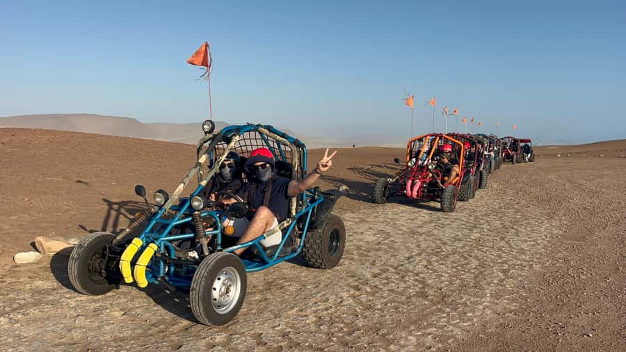 Mini Buggy GO KART in Paracas National Reserve - Who will enjoy this most?