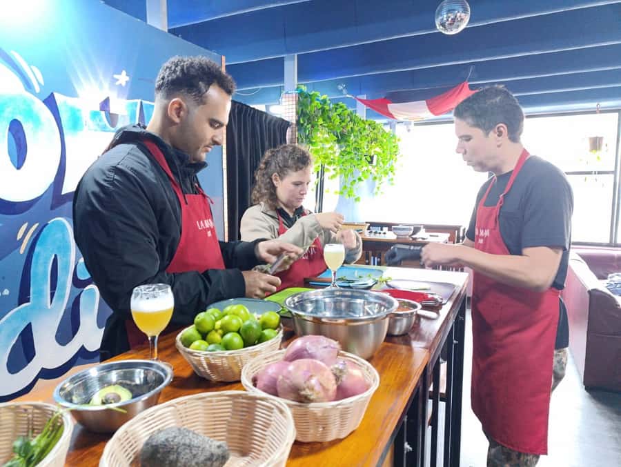 Miraflores: Amazing Peruvian Cooking Class Ceviche Seafood and Pisco Sour - Ceviche brings the class to its main course