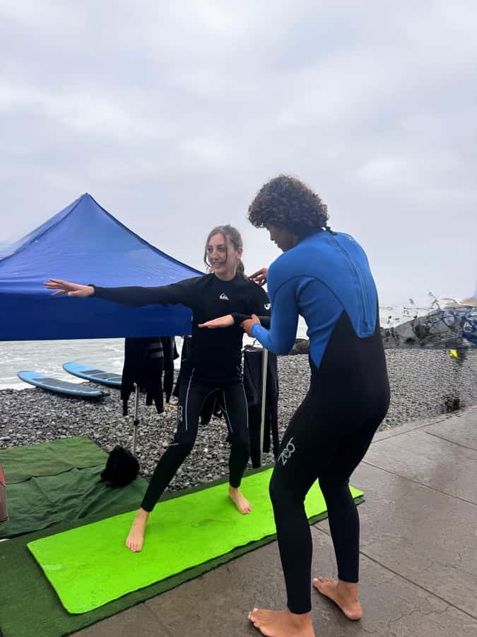 Miraflores: Surf Class with Videos, Equipment and Instructor - What your $13 buys in Miraflores