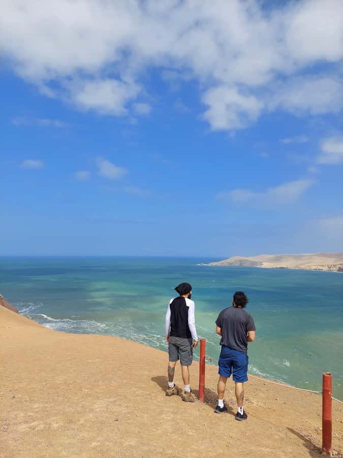Paracas: Ballestas Island & Nature Reserve all inclusive - The Candelabro geoglyph from the water