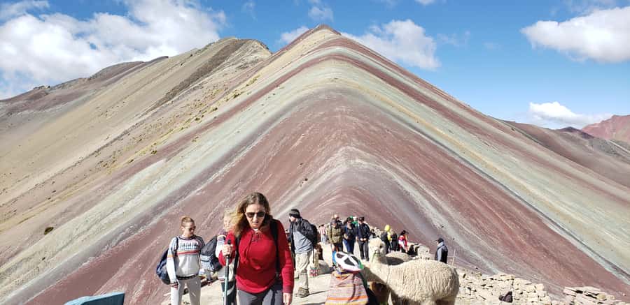 Peru: Rainbow Mountain and Red Valley View Point Tour - Red Valley’s red soil and quieter viewpoint