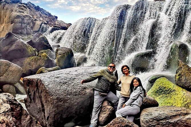 Pillones Waterfall and Stone Forest - Pillones Waterfall at Pauza: the day’s main water stop