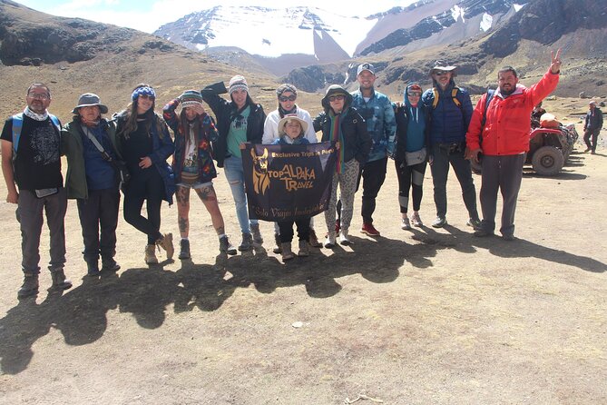 Private Tour of the Mountain of Colours by Quad - The final 15-minute walk to Rainbow Mountain