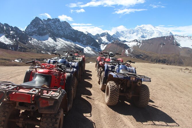 Private Tour of the Mountain of Colours by Quad - Returning by quad and eating lunch