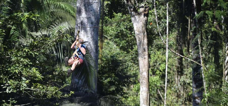 Puerto Maldonado: Jungle Adventure |Zipline + Canopy + Kayak - The zip lines: exciting, but shorter than the wording suggests
