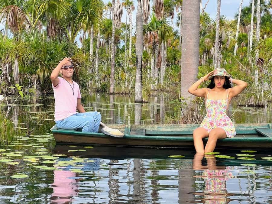 Puerto Maldonado: Lake Yacumama sunset and piranha fishing - Macaws, parrots, and the evening bird activity