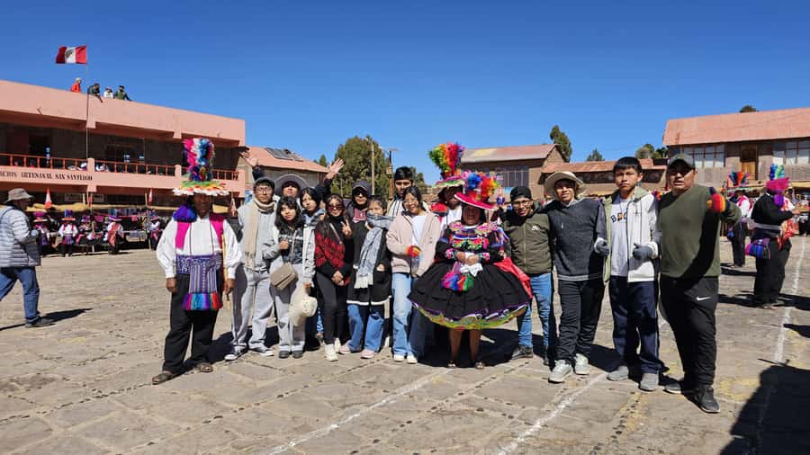 Puno: Uros and Taquile Speed-Boat Tour (Full Day) + VR - Leaving Puno for the floating islands