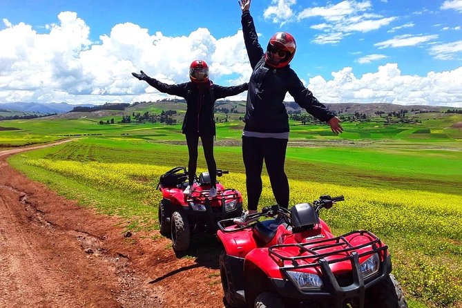 Quad Bike Adventure to Moray and Maras – Small Group - Returning to base before continuing to Maras