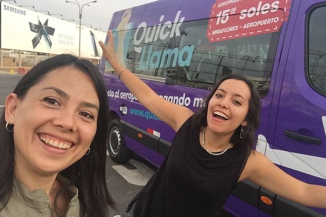 QuickLlama: Door-to-door transfer from Lima Airport to Miraflores - Booking advice for a smoother arrival
