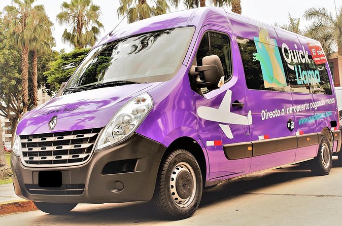 QuickLlama: Door-to-door transfer from Miraflores to Lima Airport - Communication is helpful, but plan around WhatsApp