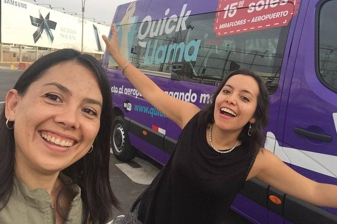 QuickLlama: Door-to-door transfer from Miraflores to Lima Airport - From your Miraflores hotel to Kennedy Park