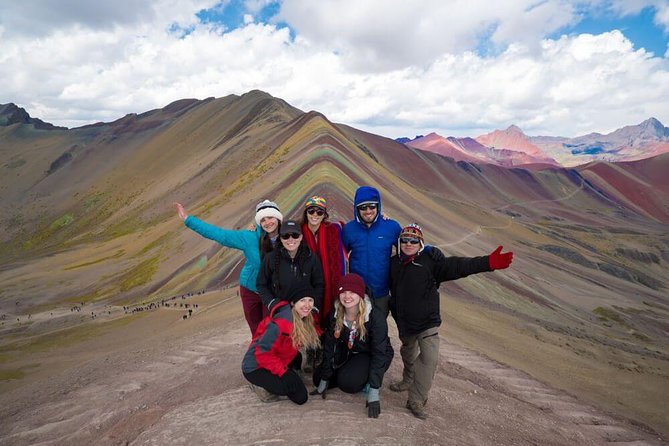 Rainbow Mountain Day Trip from Cusco: Vinicunca Hiking Tour - The viewpoint and the famous striped mountain