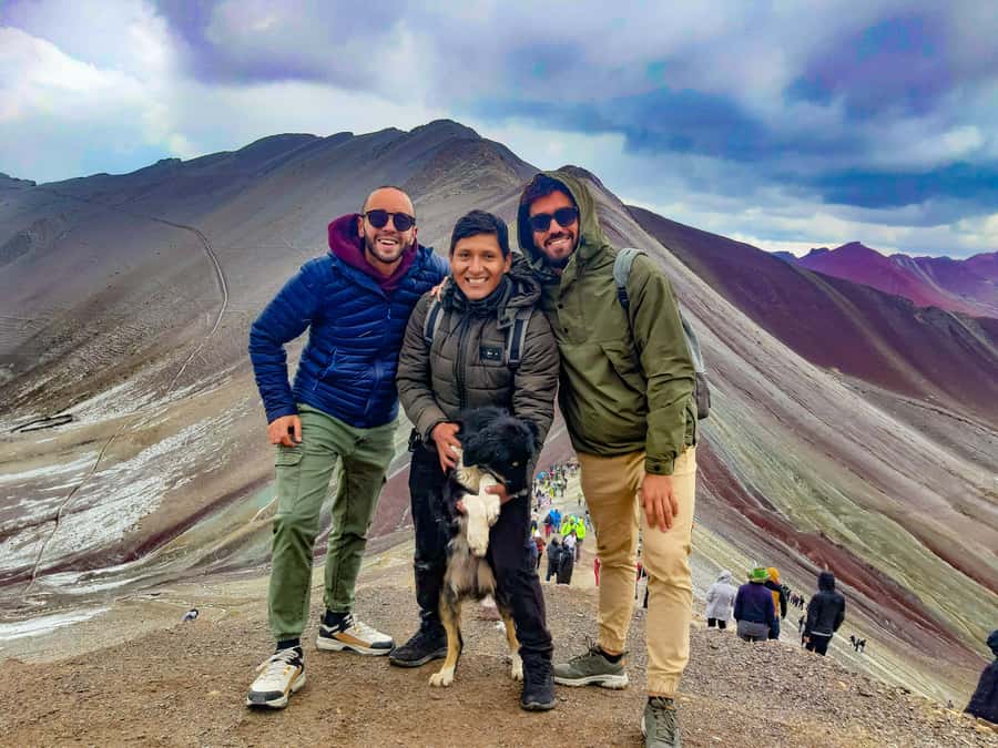 Rainbow Mountain Easy Tour – No Hiking or Driving Needed - The motorcycle point and the eight-minute ride