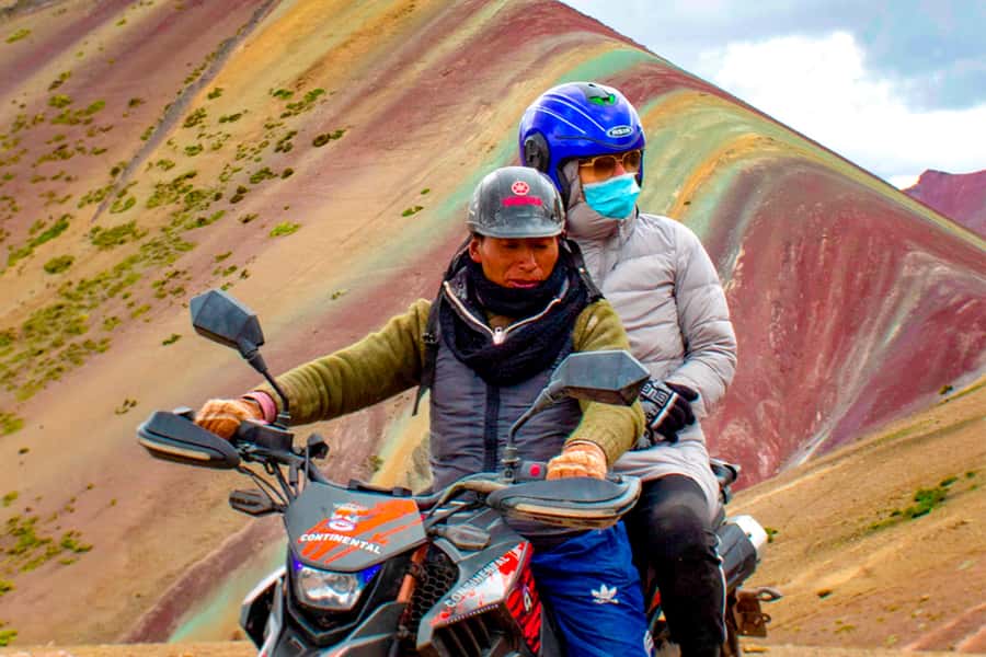 Rainbow Mountain Easy Tour – No Hiking or Driving Needed - One hour among the colored slopes