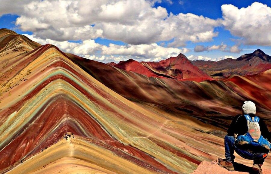 Rainbow mountain horseback riding tour + Buffet Lunch - The approach to the 5,200-meter viewpoint