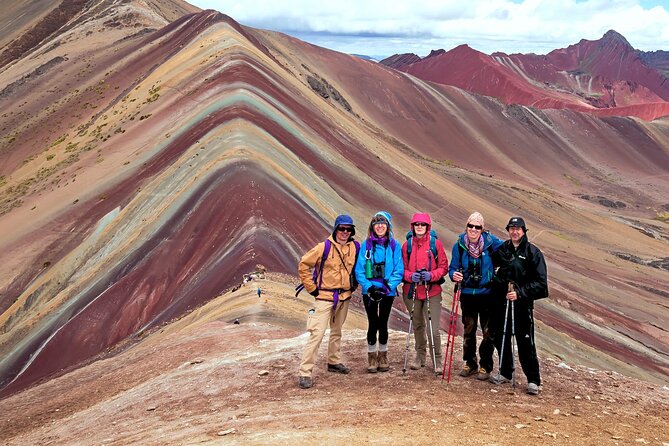 Rainbow Mountain Small-Group Full-Day Hike from Cusco with Meals - The descent, buffet lunch, and return to Cusco