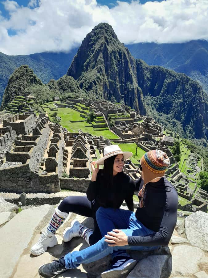 Rainbow Mountain tour and Machu Picchu tour by train - Walking to Vinicunca at 5,020 meters