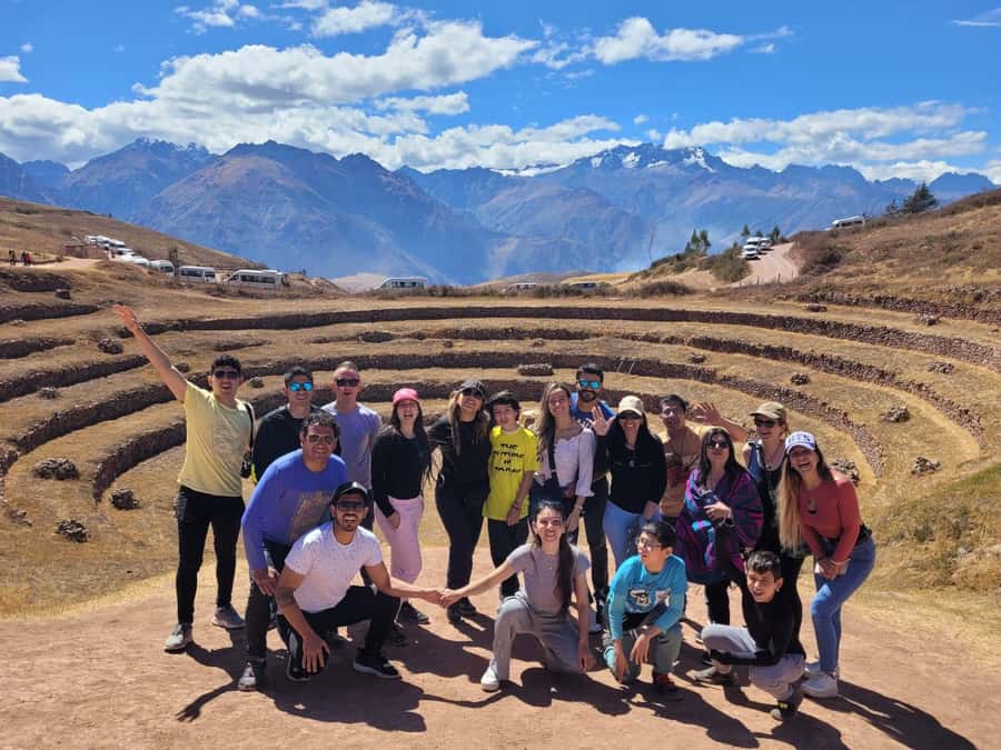 Sacred valley MorayMaras Chinchero Ollantaytambo pisaq 1 day - Pisac archaeological park and the final market stop