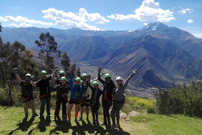 Sam's Zip Line in Sacred Valley - Four cables above the Sacred Valley