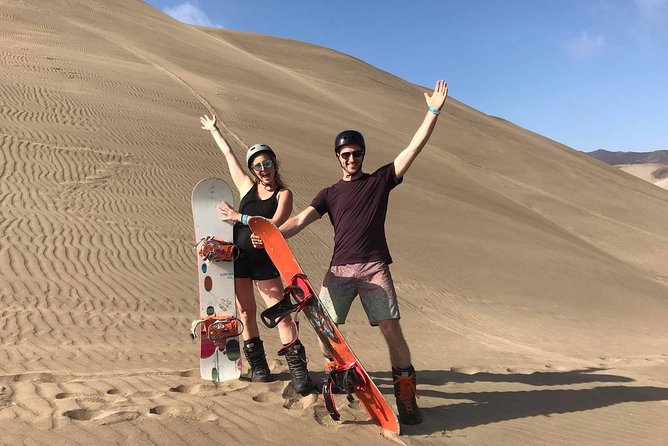 Sandboarding Experience Lima Includes Boots, Bindings & Helment - Timing, weather, and cancellation details