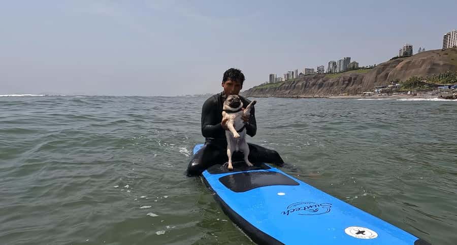 Surfing experience in Lima - Patient coaching makes the difference