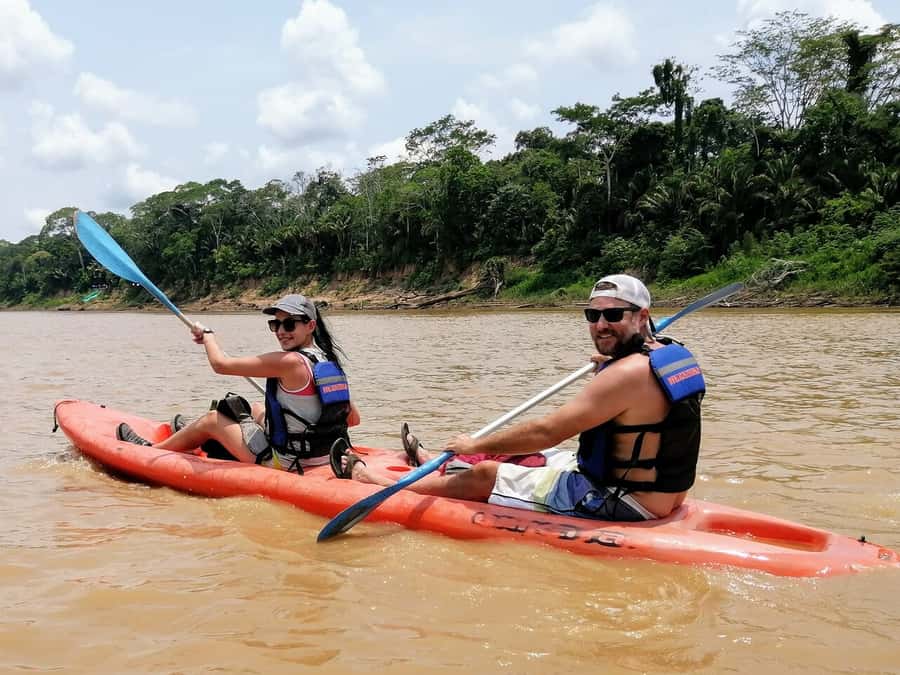 Tambopata: Zipline Adventure & Kayak to Monkey Island - Climbing above the Amazon forest