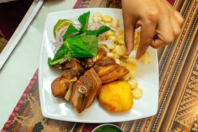 The 10 Tastings of Cusco With Locals: Private Food Tour - Fried pork near Qorikancha makes the food heavier