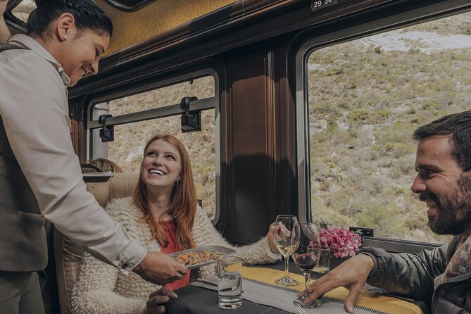The First Class Machu Picchu Train by Inca Rail - Lunch, dinner, and the celebration factor